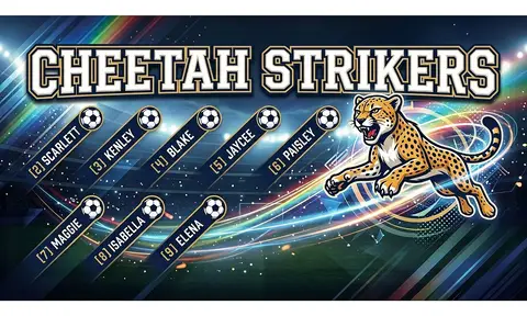 Cheetah Strikers Soccer AI image template