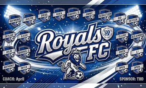 Royals FC Soccer AI image template