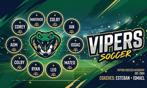 Vipers Soccer AI image template