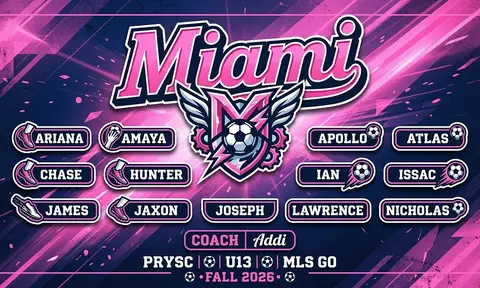 Miami Soccer AI image template