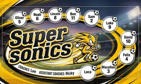 Super sonics Soccer AI image template