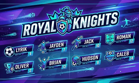 Royal Knights Soccer AI image template