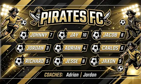 Pirates FC Soccer AI image template