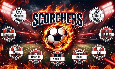 Scorchers Soccer AI image template