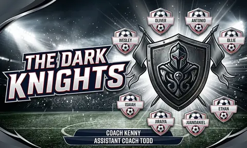 The Dark Knights Soccer AI image template