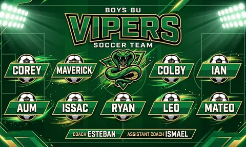 Vipers Soccer AI image template