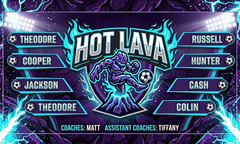 Hot Lava Soccer AI image template