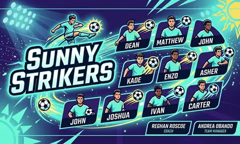 Sunny Strikers Soccer AI image template