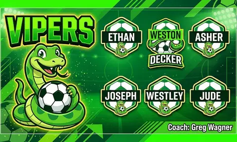 Vipers Soccer AI image template