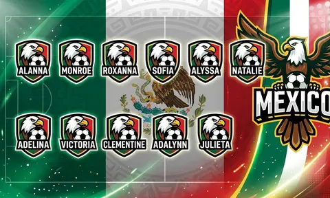 Mexico Soccer AI image template