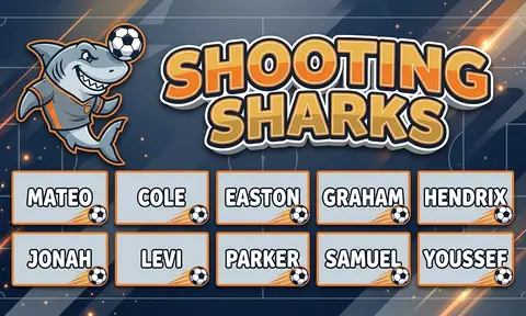 Shooting Sharks Soccer AI image template