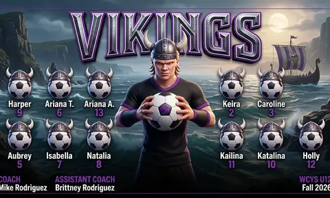 Vikings Soccer AI image template
