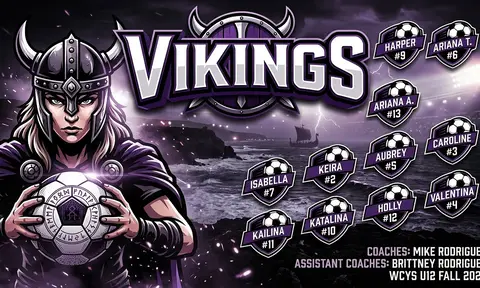 Vikings Soccer AI image template