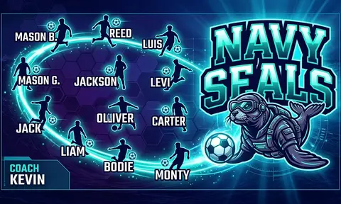 Navy Seals Soccer AI image template
