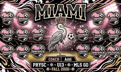 Miami Soccer AI image template