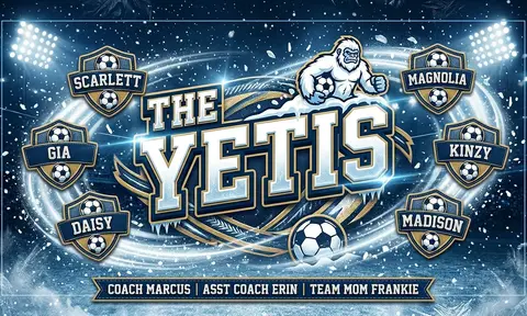 The Yetis Soccer AI image template