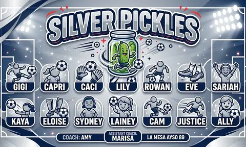 Silver Pickles Soccer AI image template