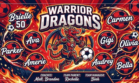 Warrior Dragons Soccer AI image template