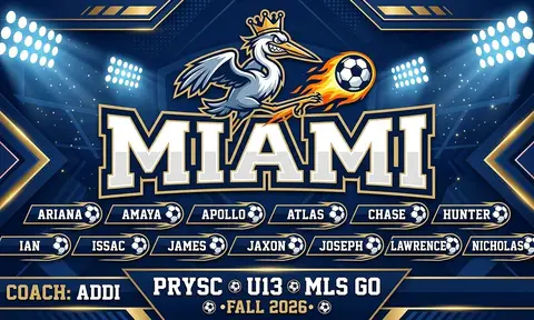 Miami Soccer AI image template