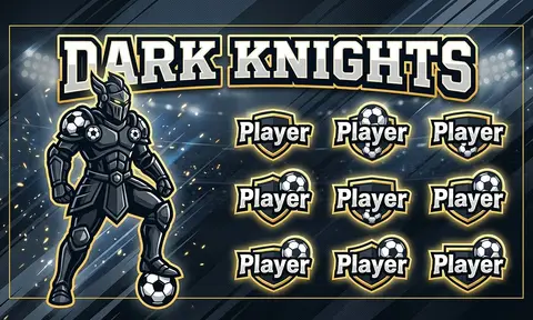 Dark Knights Soccer AI image template