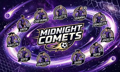 Midnight Comets Soccer AI image template