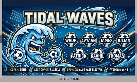 Tidal Waves Soccer AI image template