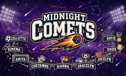 Midnight Comets Soccer AI image template
