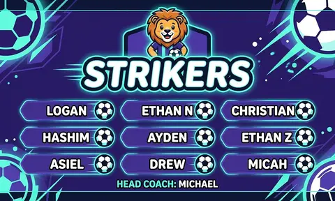 Strikers Soccer AI image template