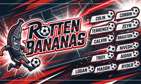Rotten Bananas Soccer AI image template