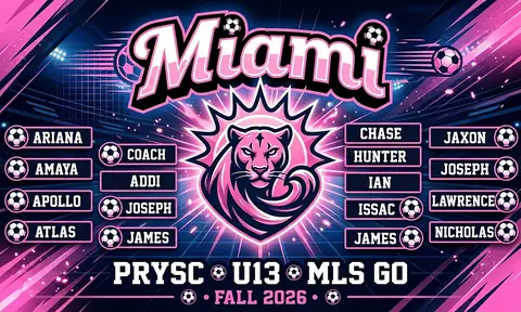 Miami Soccer AI image template