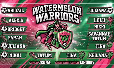 Watermelon Warriors Soccer AI image template