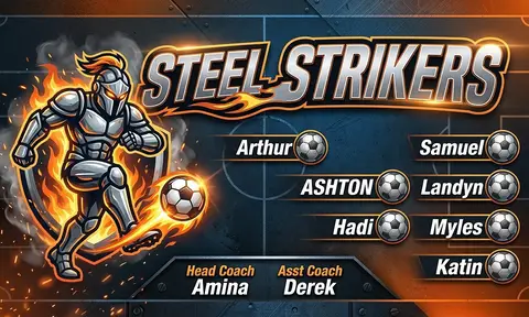 Steel Strikers Soccer AI image template
