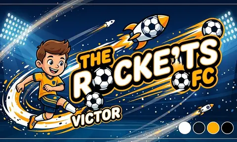 The Rockets FC Soccer AI image template