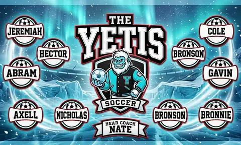 The Yetis Soccer AI image template