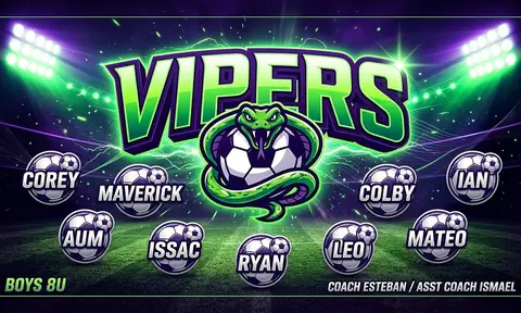 Vipers Soccer AI image template