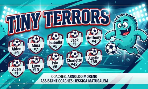 Tiny Terrors Soccer AI image template