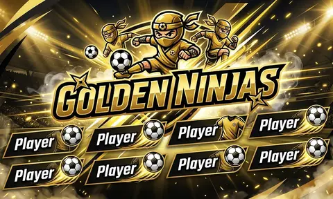 Golden Ninjas Soccer AI image template