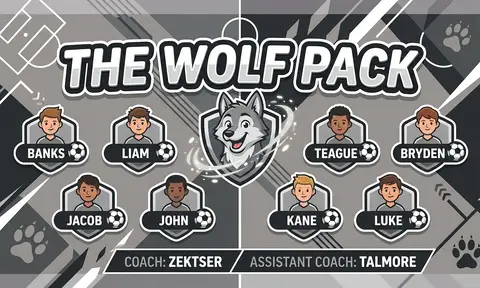 The Wolf Pack Soccer AI image template