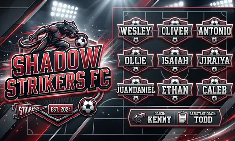 Shadow Strikers FC Soccer AI image template