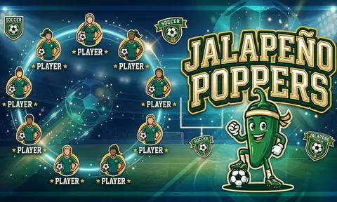 Jalapeno Poppers Soccer AI image template