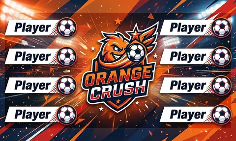 ORANGE CRUSH Soccer AI image template