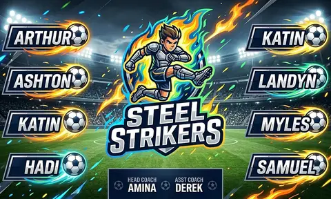 Steel Strikers Soccer AI image template