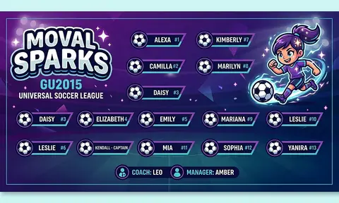 Moval Sparks Soccer AI image template