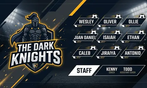 The Dark Knights Soccer AI image template
