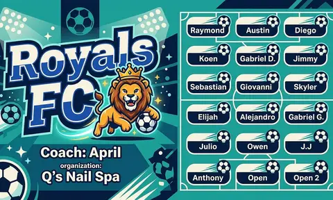 Royals FC Soccer AI image template