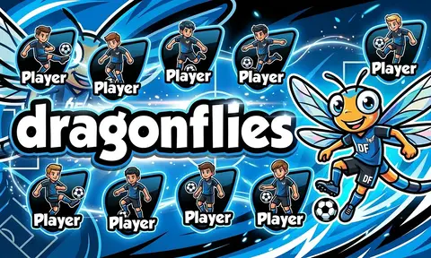 dragonflies Soccer AI image template