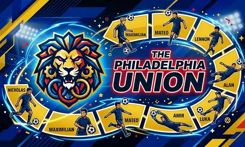 The Philadelphia Union Soccer AI image template