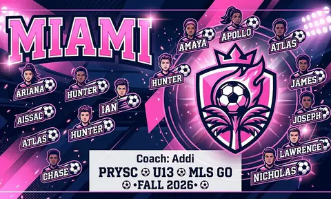 Miami Soccer AI image template