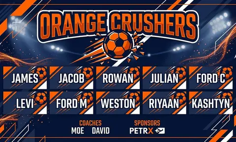 Orange Crushers Soccer AI image template