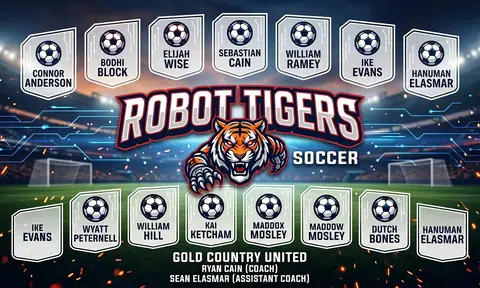Robot Tigers Soccer AI image template